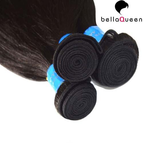 黒人女性のための純粋な色の等級 6A の膚触りがよくまっすぐなモンゴルの毛の織り方