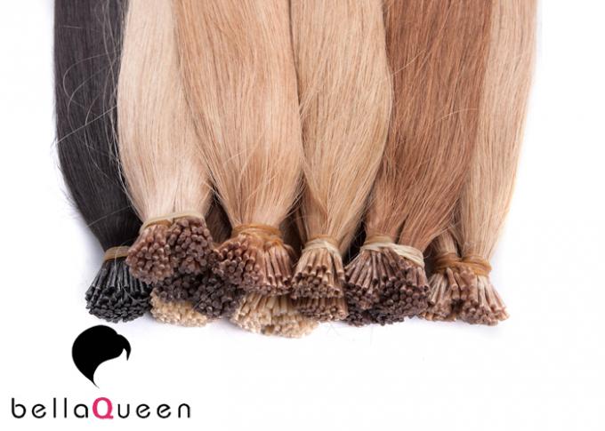 BellaQueen I の先端のケラチンの人間の毛髪の extenison 1g 各 PC 6A Remy