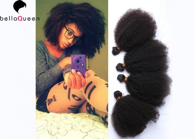 8A黒人女性のためのブラジルの二重引出された毛延長毛のよこ糸を等級別にして下さい