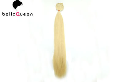 中国 まっすぐな純粋な色の人間の毛髪延長の 100g 613 金ブロンド クリップ サプライヤー