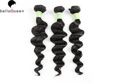 中国 8Aを女の子のための人間の毛髪の深い波の毛のよこ糸3束のブラジルのバージンの緩く等級別にして下さい サプライヤー