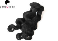 中国 自然な黒6A Remyの毛のバージンの人間の毛髪延長ボディ波の毛の編むこと 会社