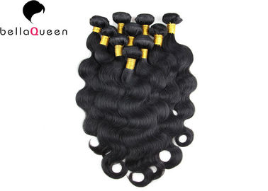 ペルーのバージン ボディ波の人間の毛髪延長は自由に自由な毛の編むことを取除くことをもつれさせます